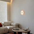 Selina Minimalist Alabaster Ceiling Light