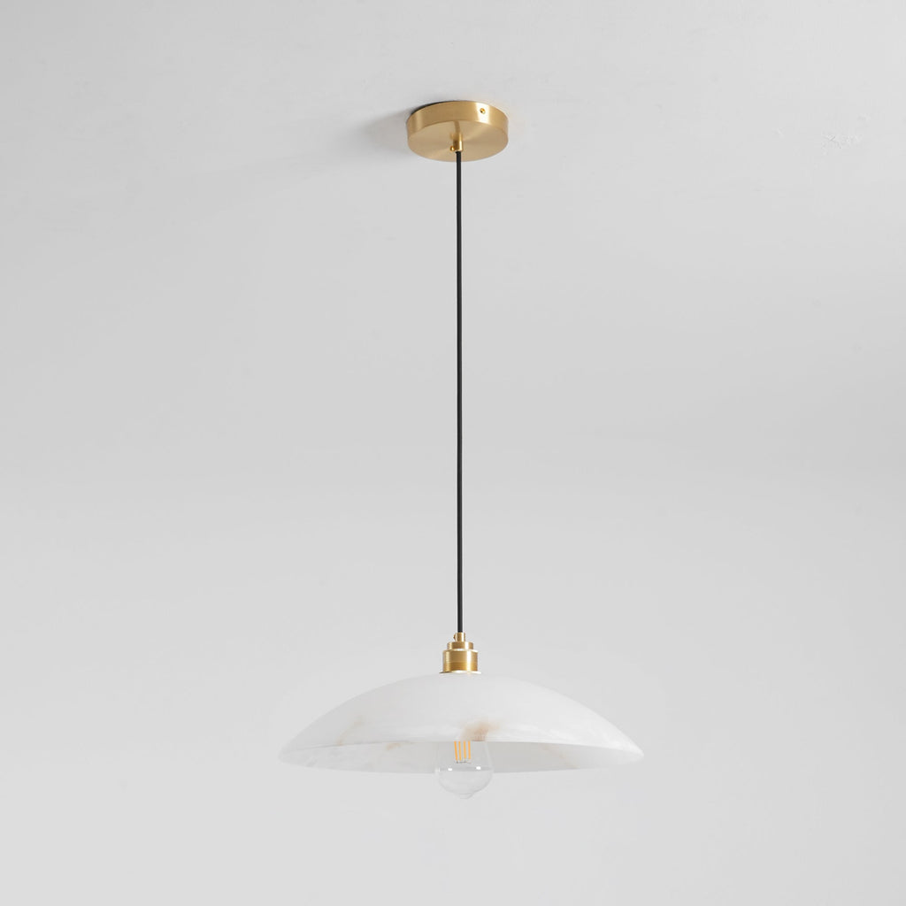 Dome Alabaster Pendant Light