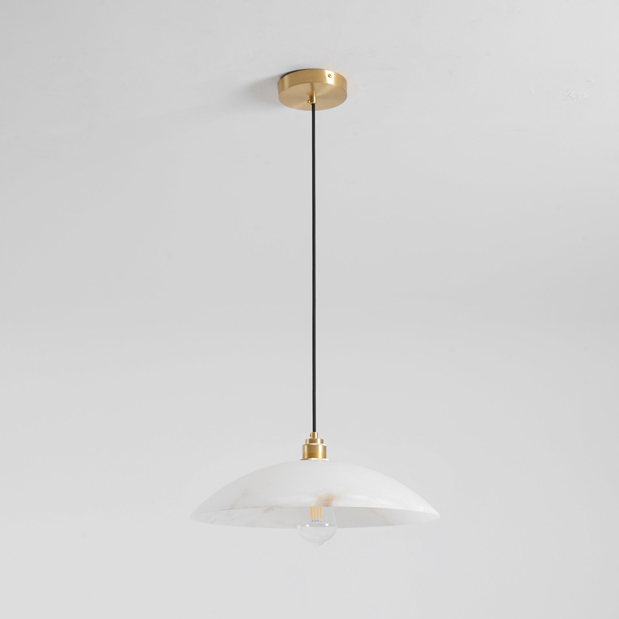 Dome Alabaster Pendant Light