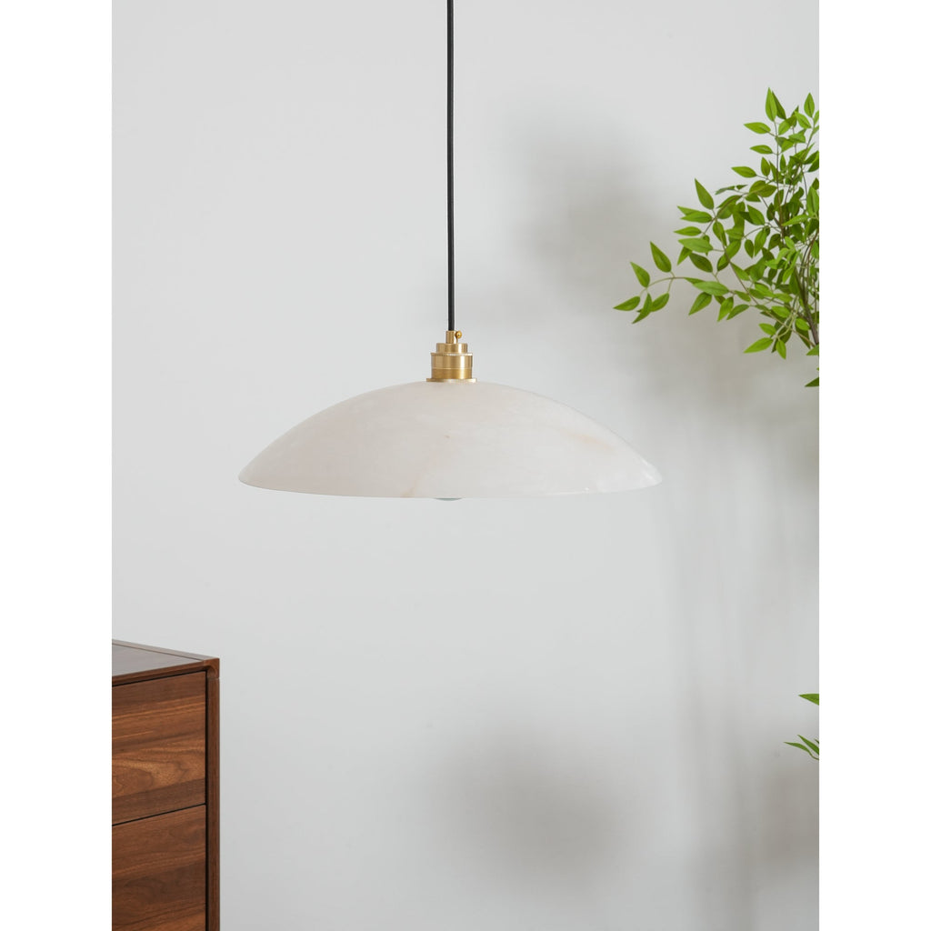 Dome Alabaster Pendant Light