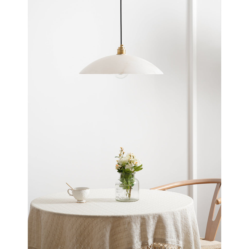Dome Alabaster Pendant Light