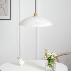 Dome Alabaster Pendant Light
