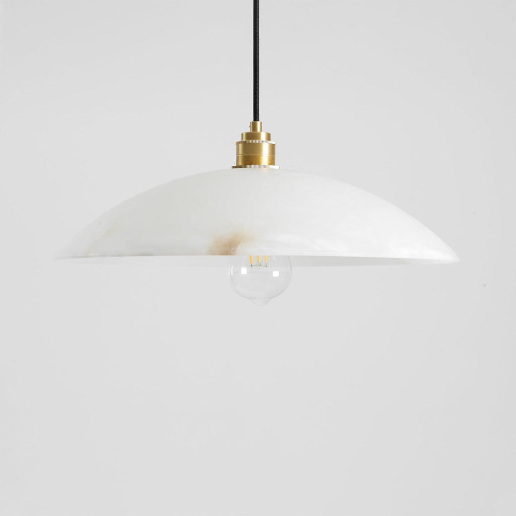 Dome Alabaster Pendant Light