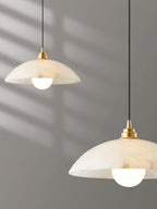 Dome Alabaster Pendant Light