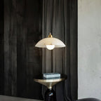 Dome Alabaster Pendant Light