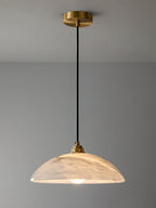 Dome Alabaster Pendant Light