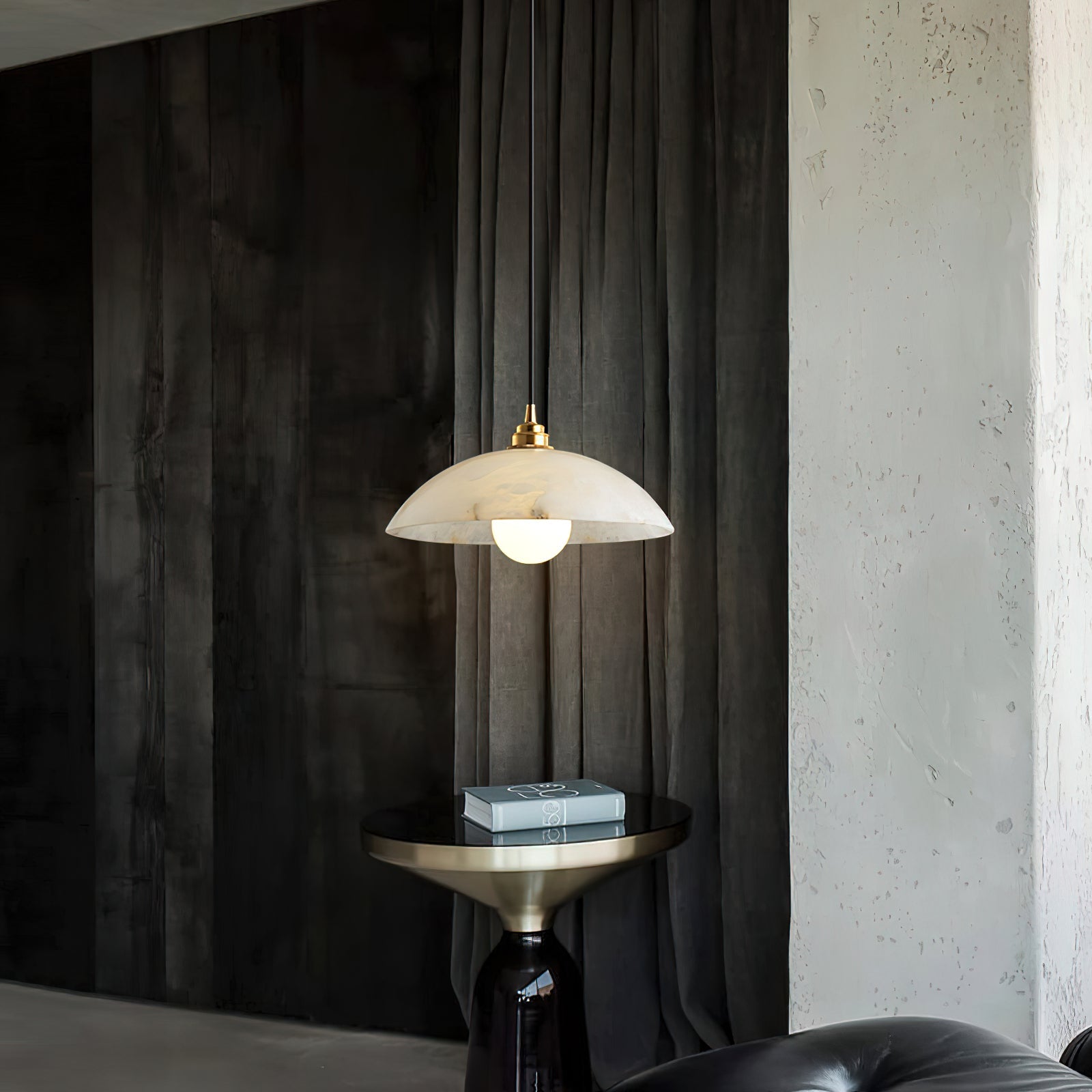 Dome Alabaster Pendant Light