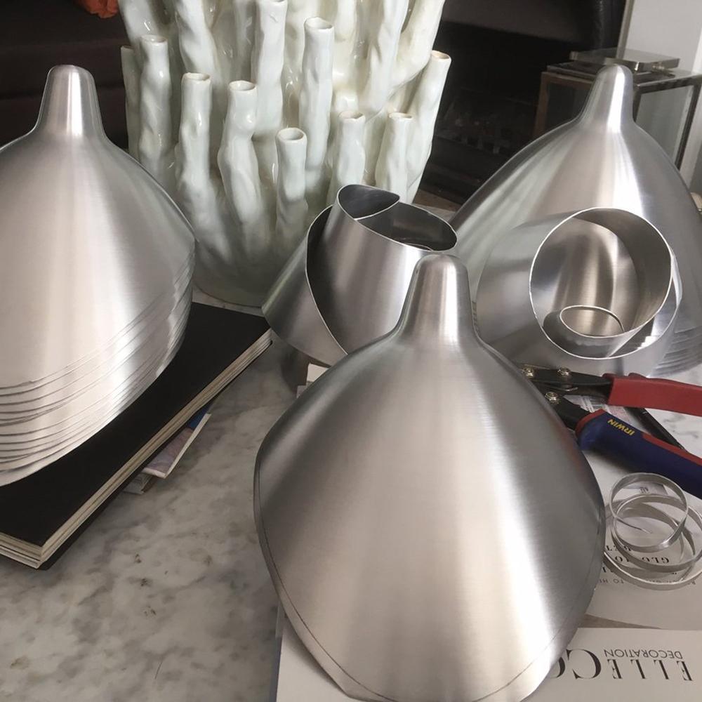 Solara Three-Arm Black Sculptural Ceiling Light