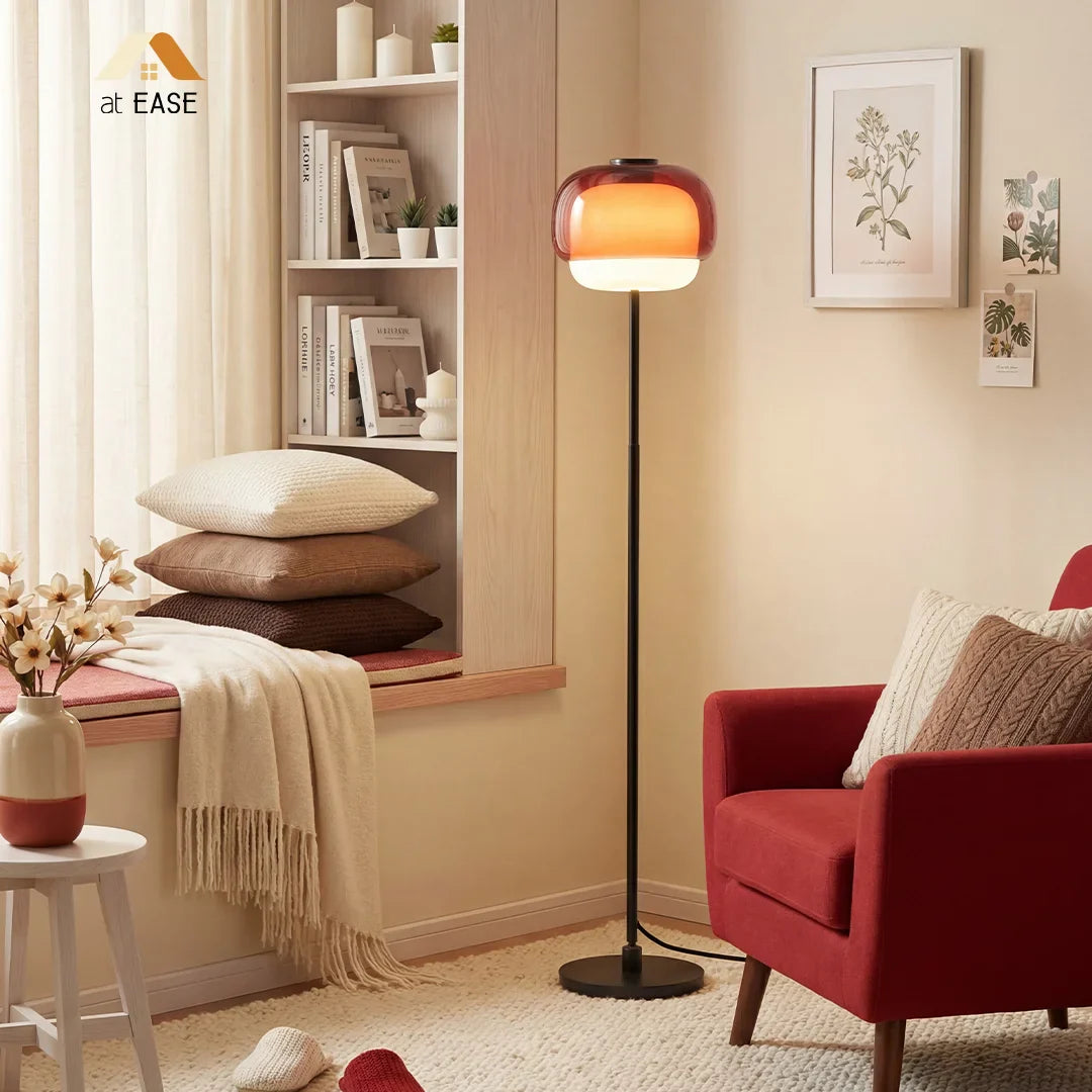 Ellis Modern Colorful Glass Floor Lamp