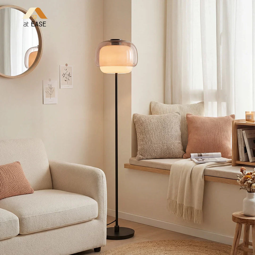 Ellis Modern Colorful Glass Floor Lamp