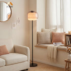 Ellis Modern Colorful Glass Floor Lamp