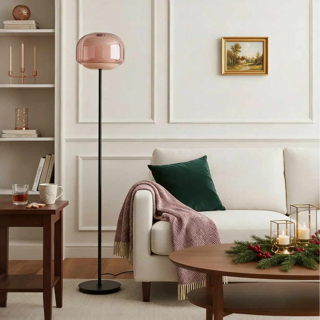 Ellis Modern Colorful Glass Floor Lamp