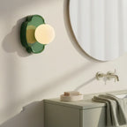 Elowen Modern Resin Orb Wall Lamp