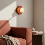Elowen Modern Resin Orb Wall Lamp