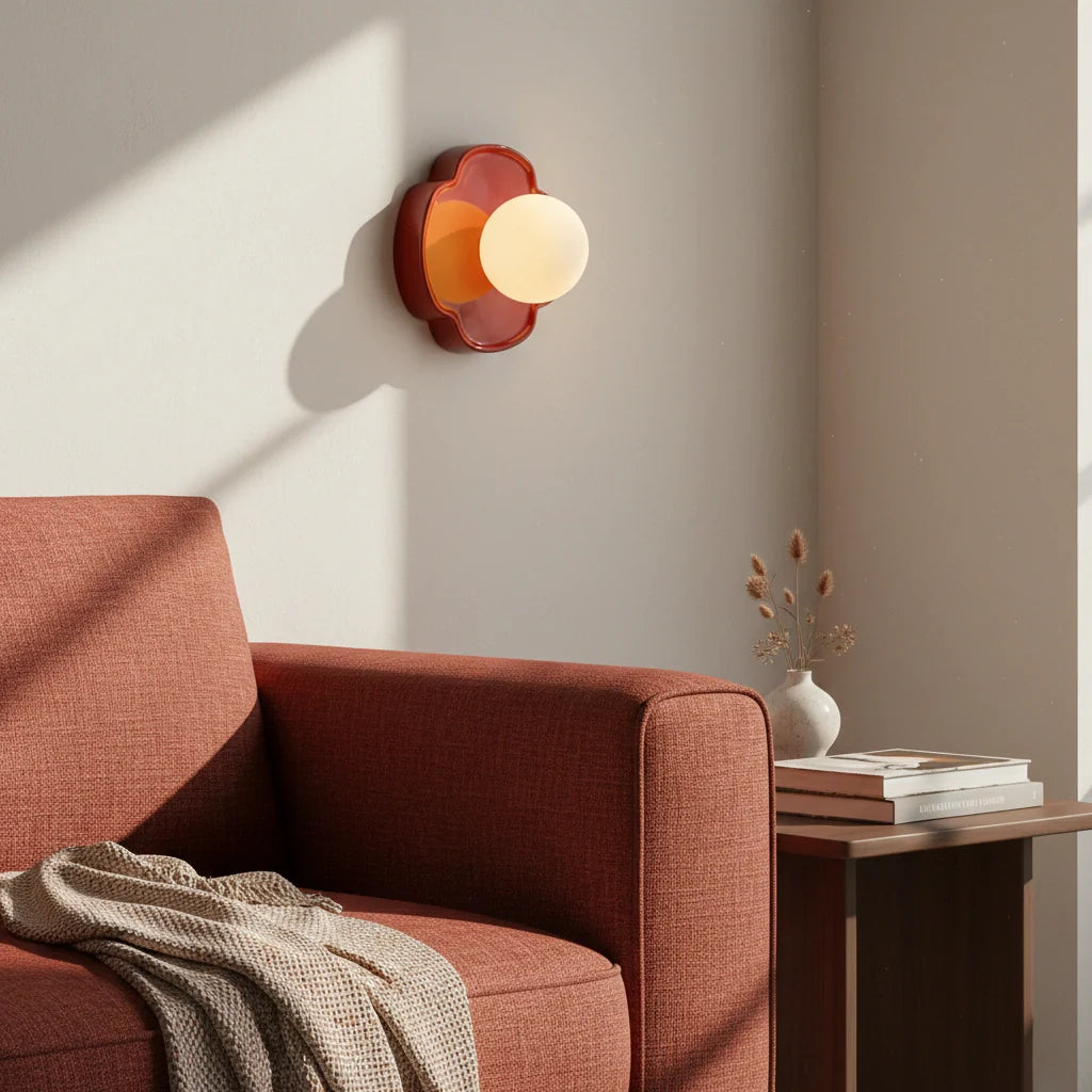 Elowen Modern Resin Orb Wall Lamp