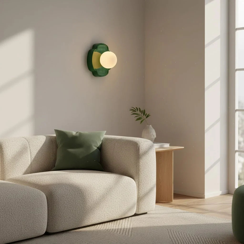 Elowen Modern Resin Orb Wall Lamp