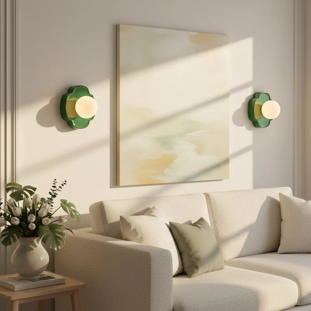 Elowen Modern Resin Orb Wall Lamp