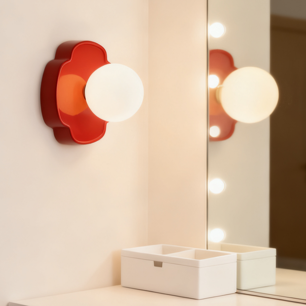 Elowen Modern Resin Orb Wall Lamp