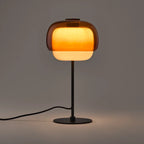 Elvrynor Nordic Colorful Glass Table Lamp