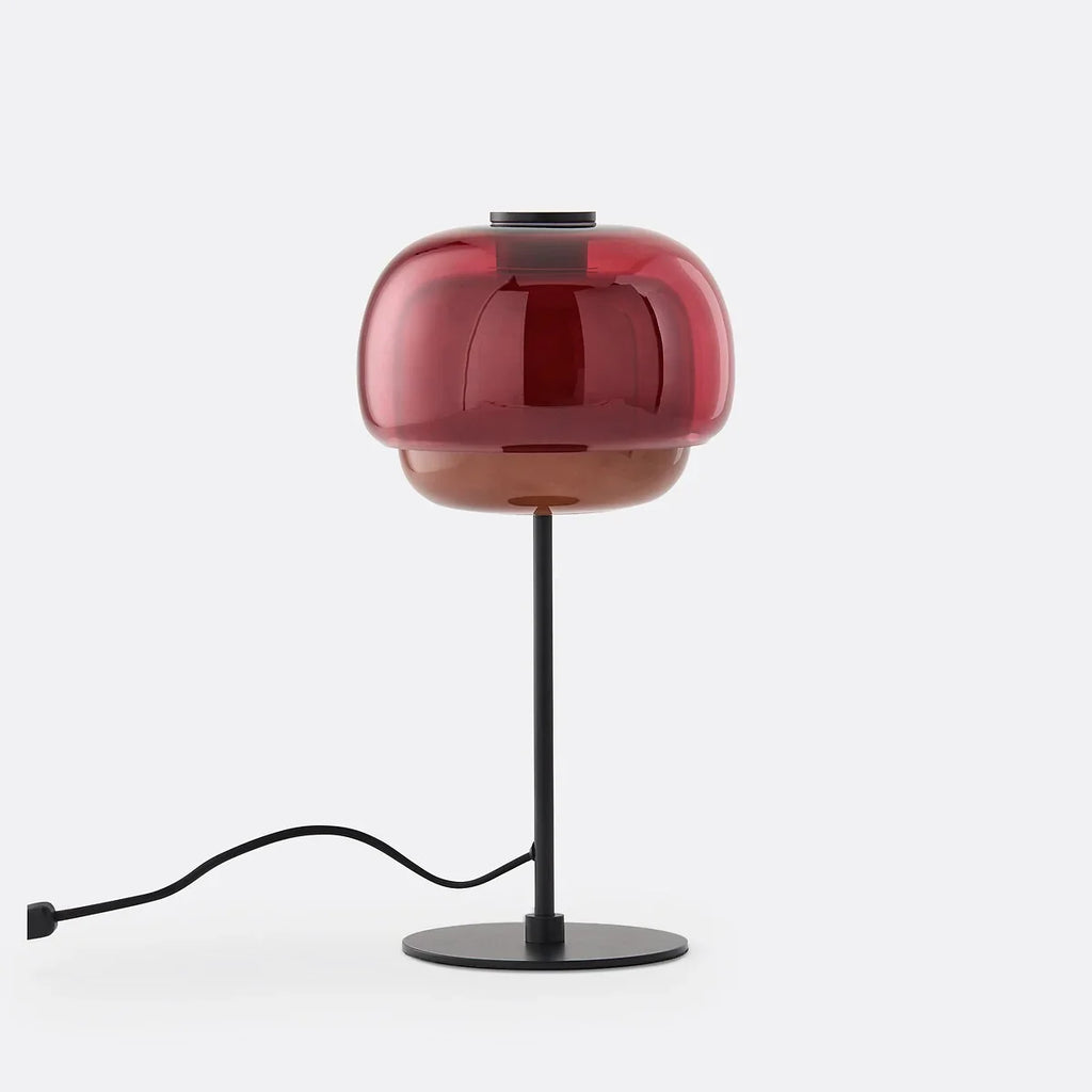 Elvrynor Nordic Colorful Glass Table Lamp