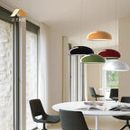 Elyndraea Nordic Bauhaus Metal Bowl Pendant Light