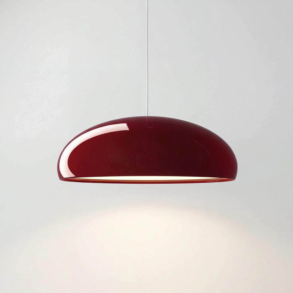 Elyndraea Nordic Bauhaus Metal Bowl Pendant Light