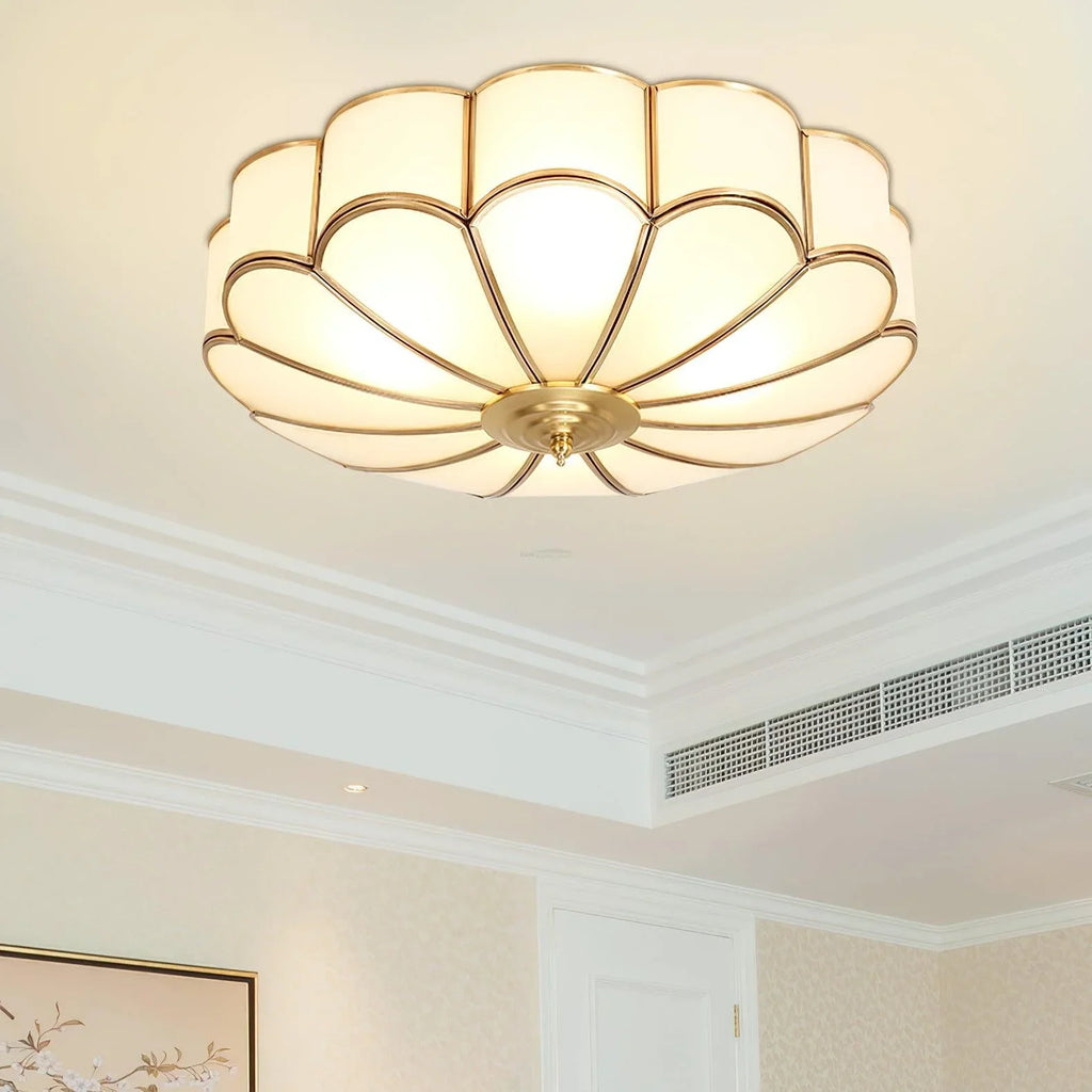 Eros Flower-Inspired Art Deco Ceiling Light
