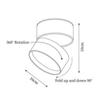 Favilla Surface Recessed Light