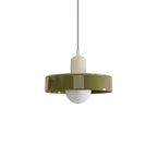 Finan Morandi Glass Disc Orb Pendant Lamp