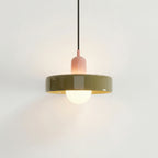 Finan Morandi Glass Disc Orb Pendant Lamp