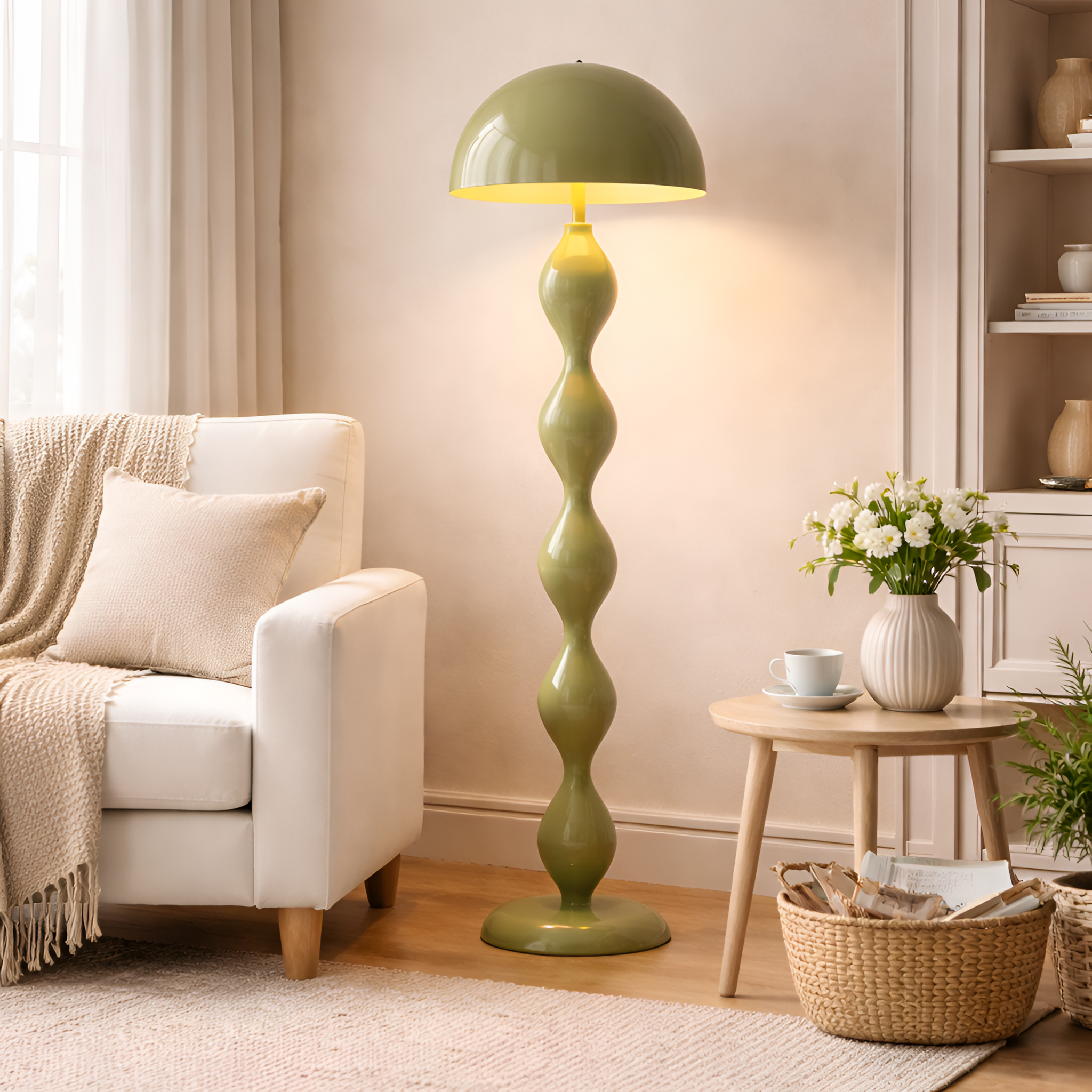 Enea - Modern Creative Mushroom LED Floor Lamp