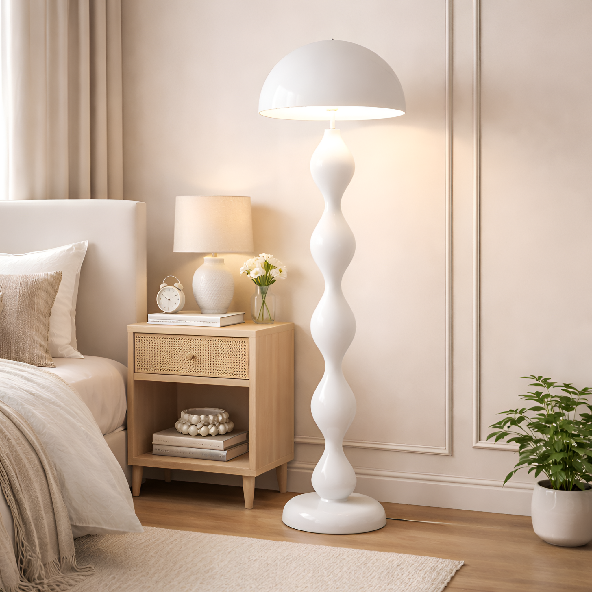 Enea - Modern Creative Mushroom LED Floor Lamp