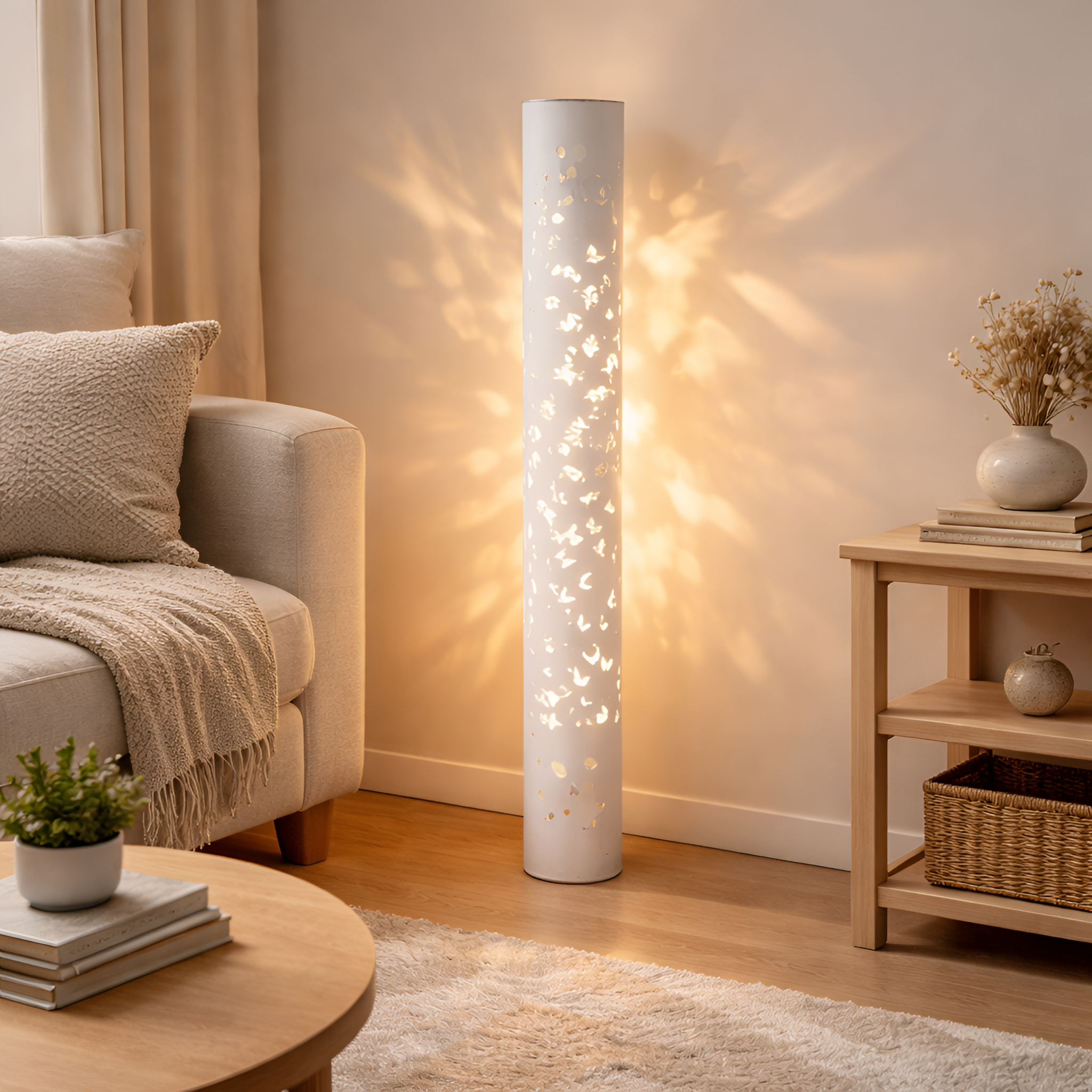 Arlo - Modern LED Floor Lamp Butterfly Design