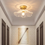 Flower Glass Ceiling Light
