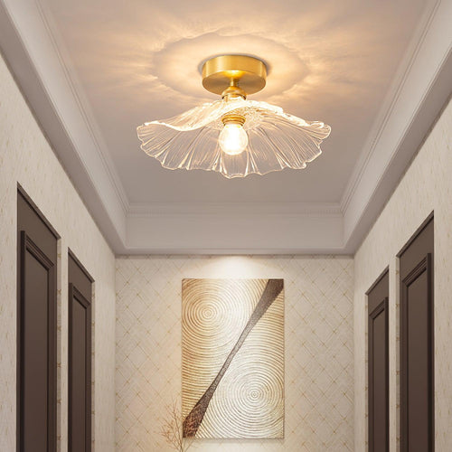 Flower Glass Ceiling Light