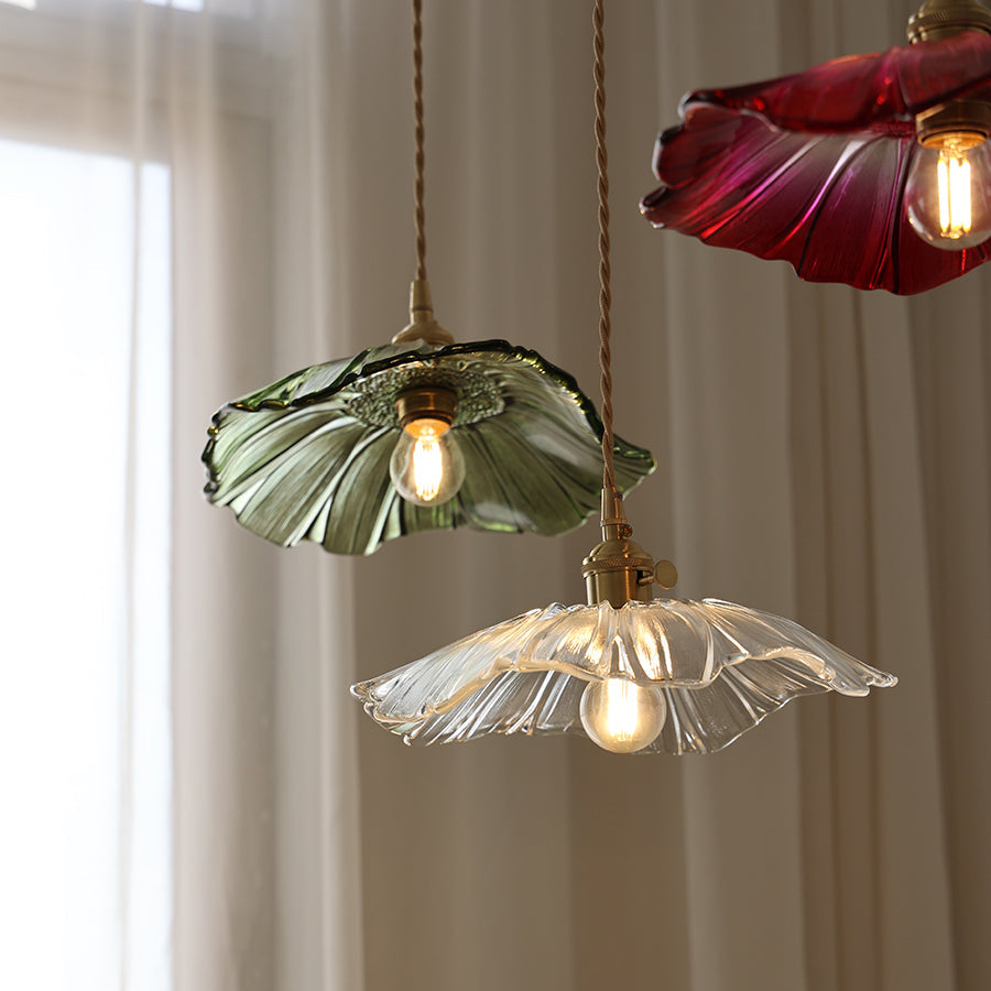 Calia Flower Glass Ceiling/Pendant Light