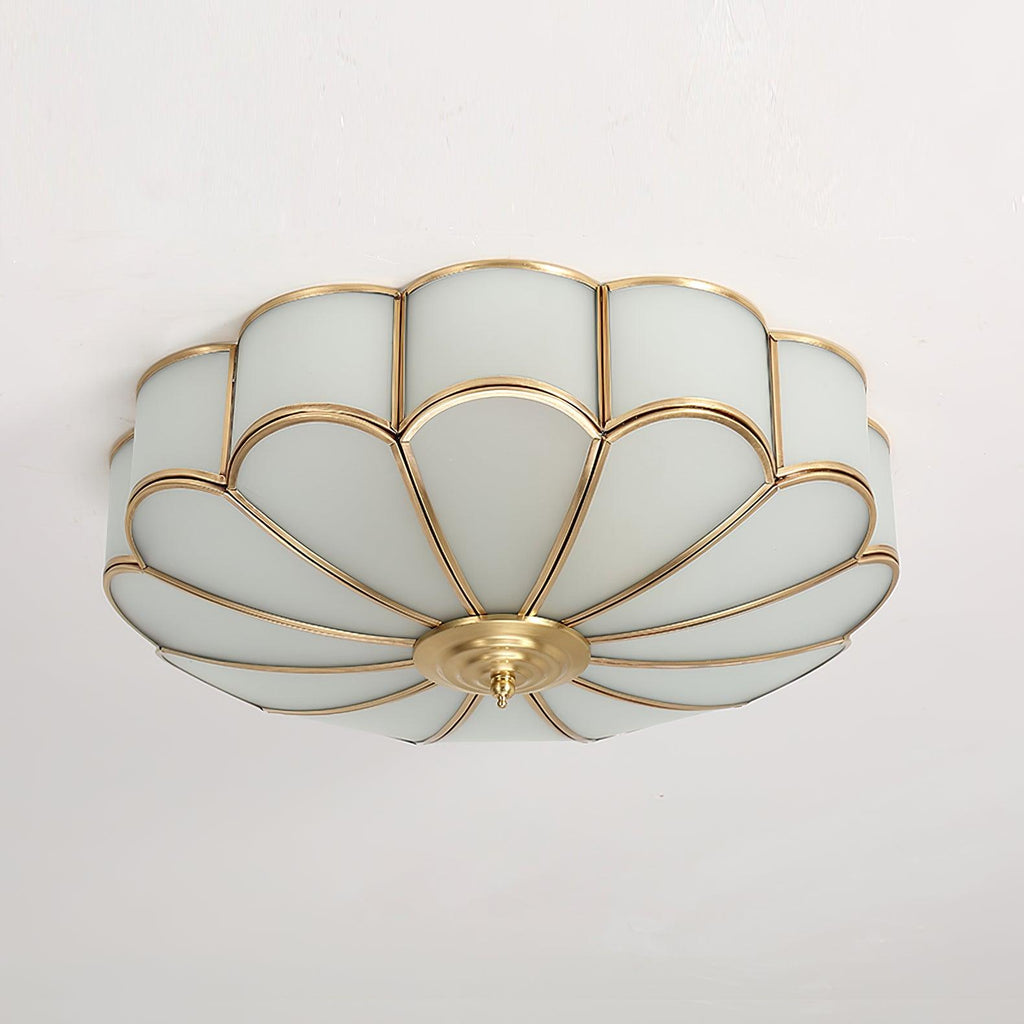 Ulira Floral Glass Ceiling Light