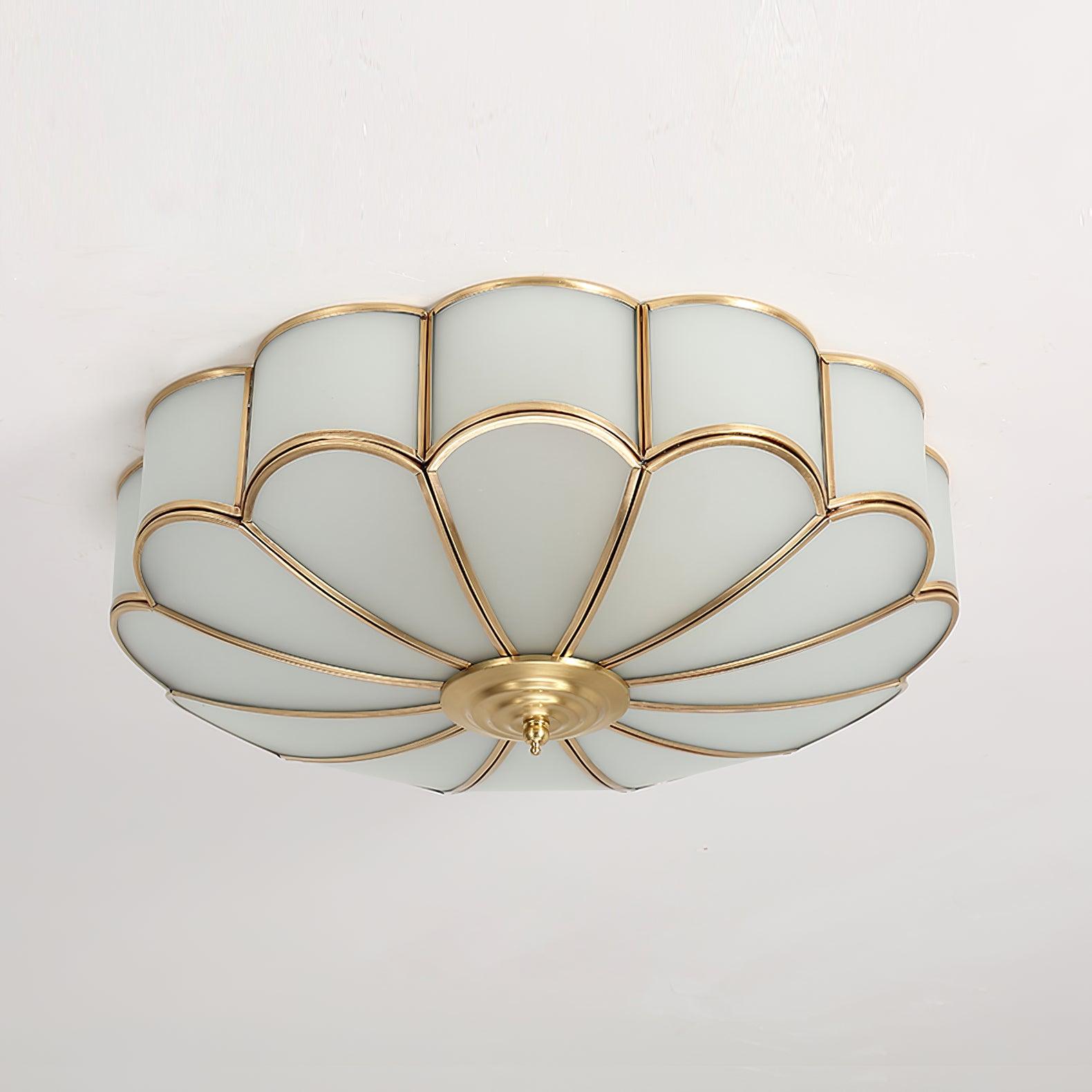 Ulira Floral Glass Ceiling Light