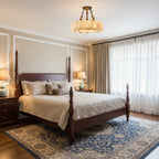 Fluted Alabaster Ceiling Lamp