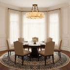 Fluted Alabaster Ceiling Lamp