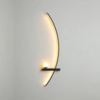 Forseti Minimalist Arc Linear LED Wall Light