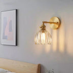 Freya Lotus Glass Wall Light