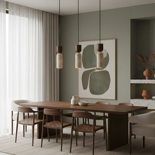 Galatea Travertine Pendant Lamp
