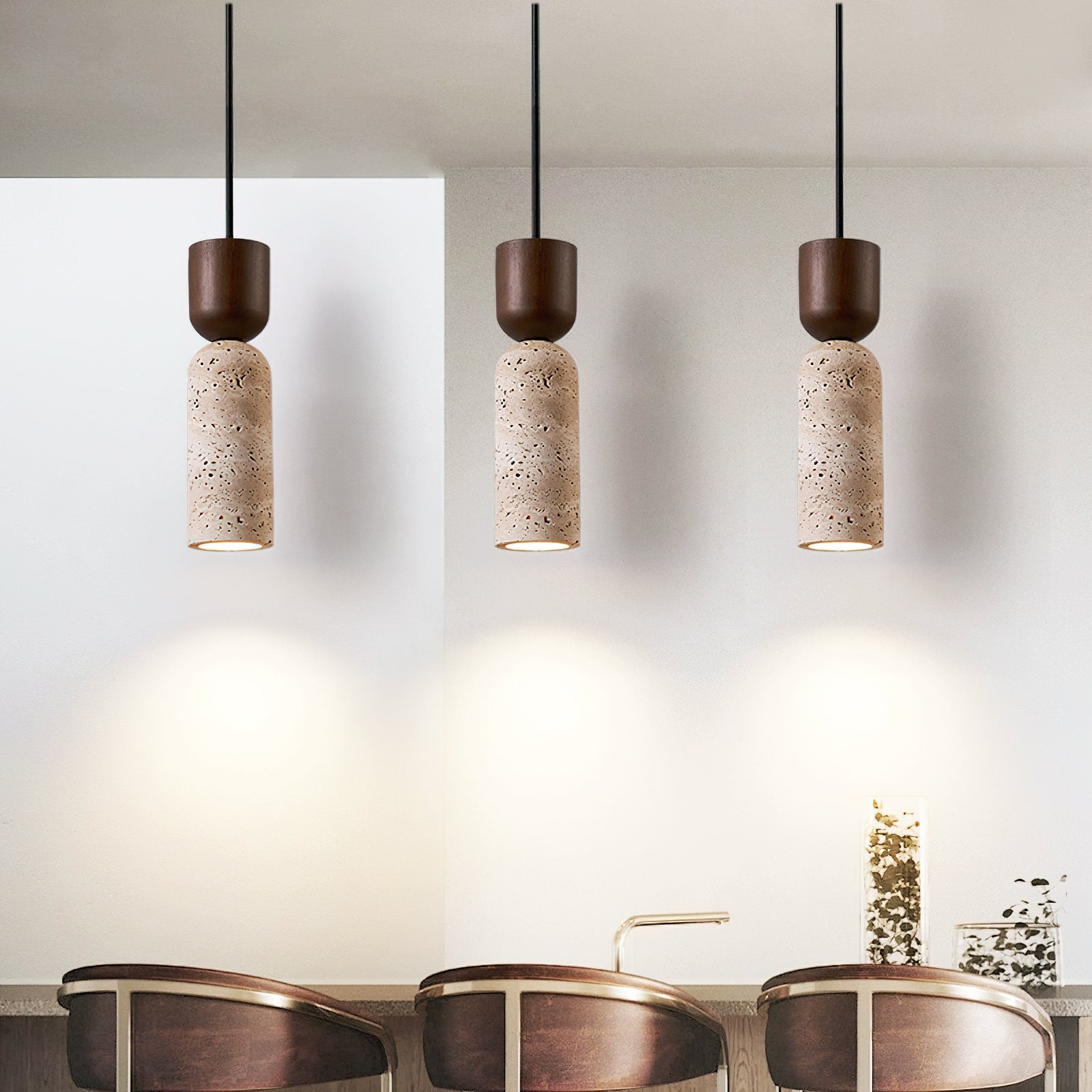 Galatea Travertine Pendant Lamp