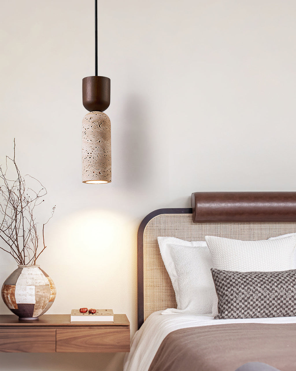 Galatea Travertine Pendant Lamp
