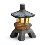 Darth - Solar LED Pagoda Lantern Garden Statue Light