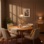 Japanese Brass Glass 1-Light Round Pendant Light