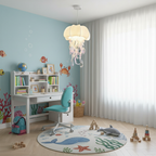 Jellyfish Fabric Pendant Lamp