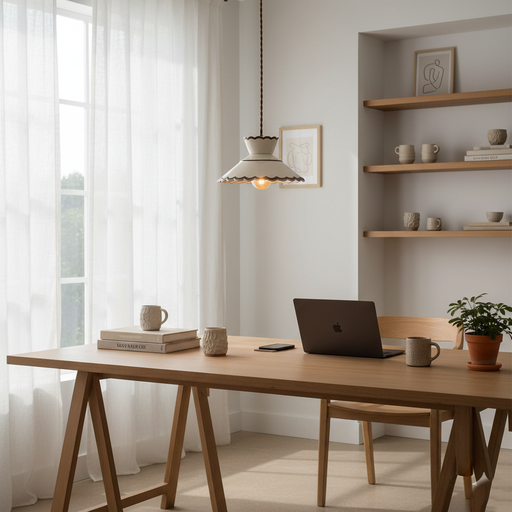 Velouran - Classic Vintage Ceramic Pendant Lamp