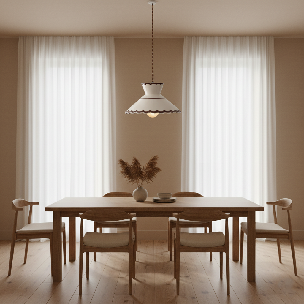 Velouran - Classic Vintage Ceramic Pendant Lamp